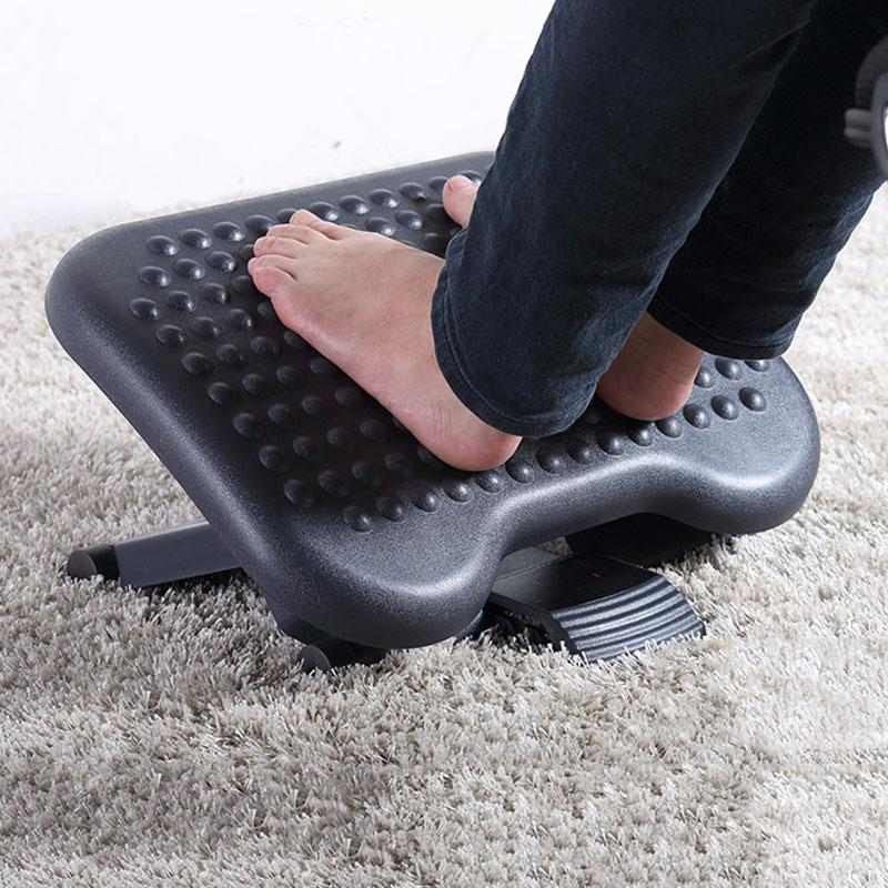 Adjustable Massage Foot Pedal For Office Children And Pregnant Women Black 12