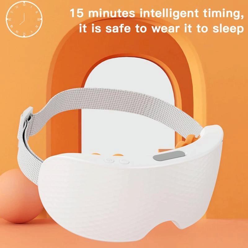 Smart Eye Massager With Vibration & Hot Compress White 4
