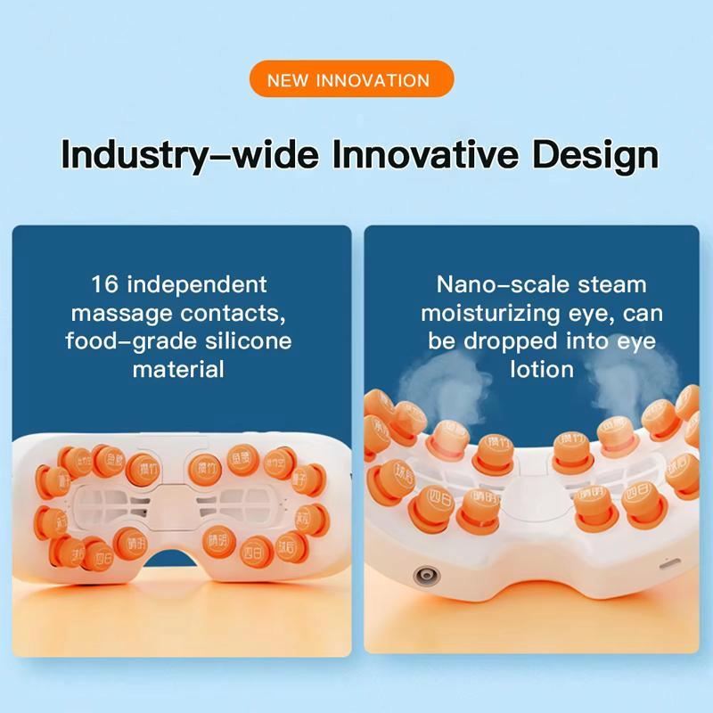 Smart Eye Massager With Vibration & Hot Compress White 11