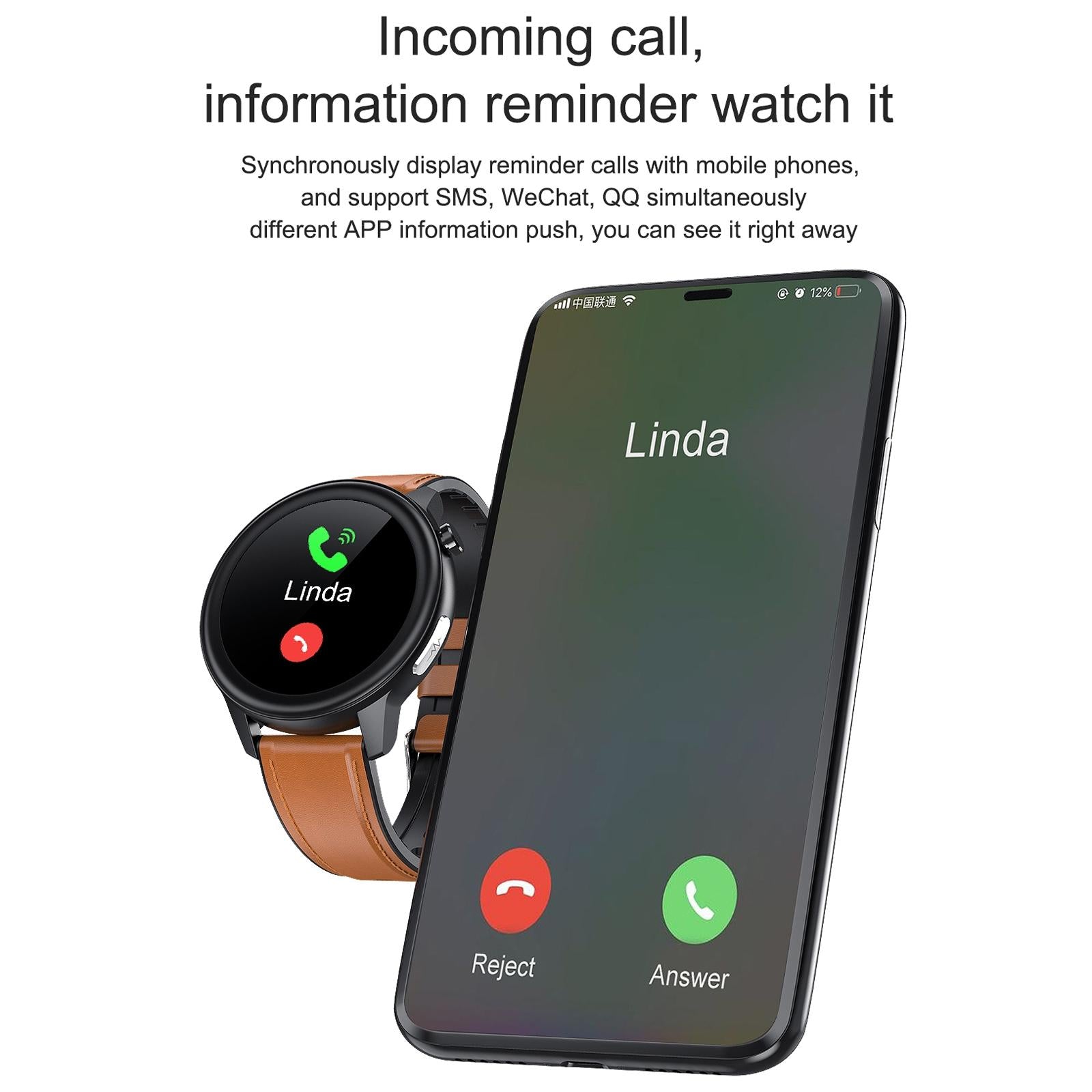 Waterproof Smart Bracelet With Health Monitoring And Metal Strap - Tft Screen 12