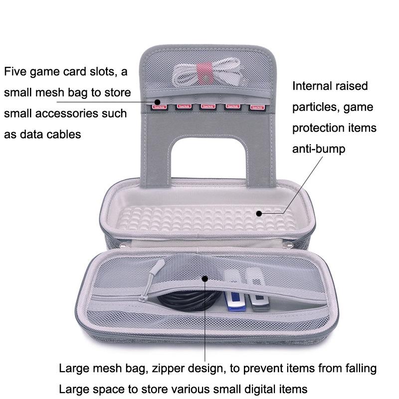 Switch Oled Console Protective Eva Sleeve - Black 11