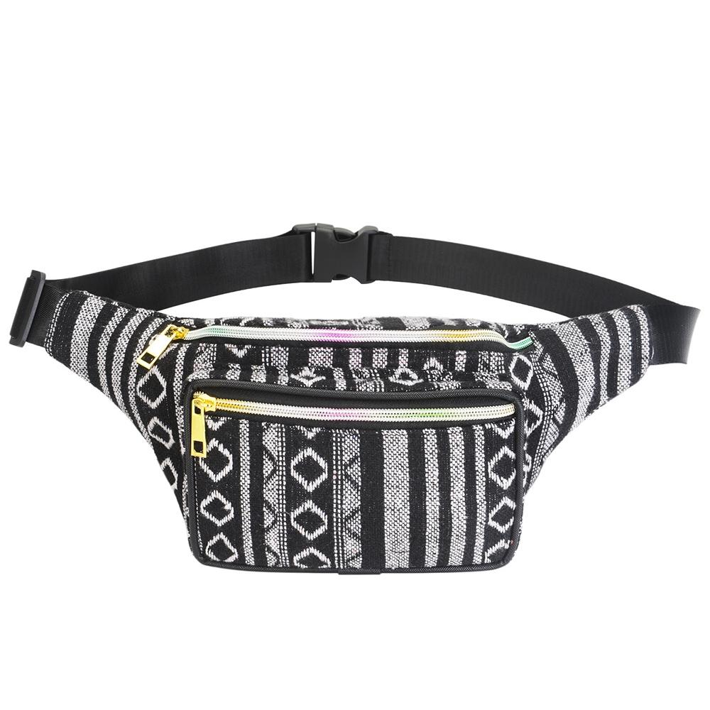 Boho Ethnic Style Waist Bag 34 X 15Cm - Style-A 15
