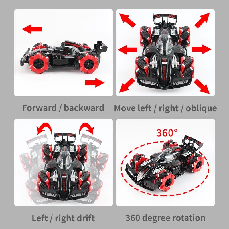 4wd Horizontal Spray Rc Car - 2.4g Remote Control - F1 Blue 7