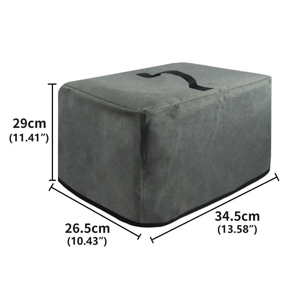 Grey Dust Cover for Small 3-6l Air Fryer 4
