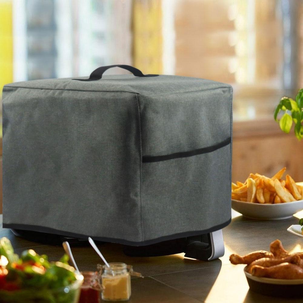 Grey Dust Cover for Small 3-6l Air Fryer 7