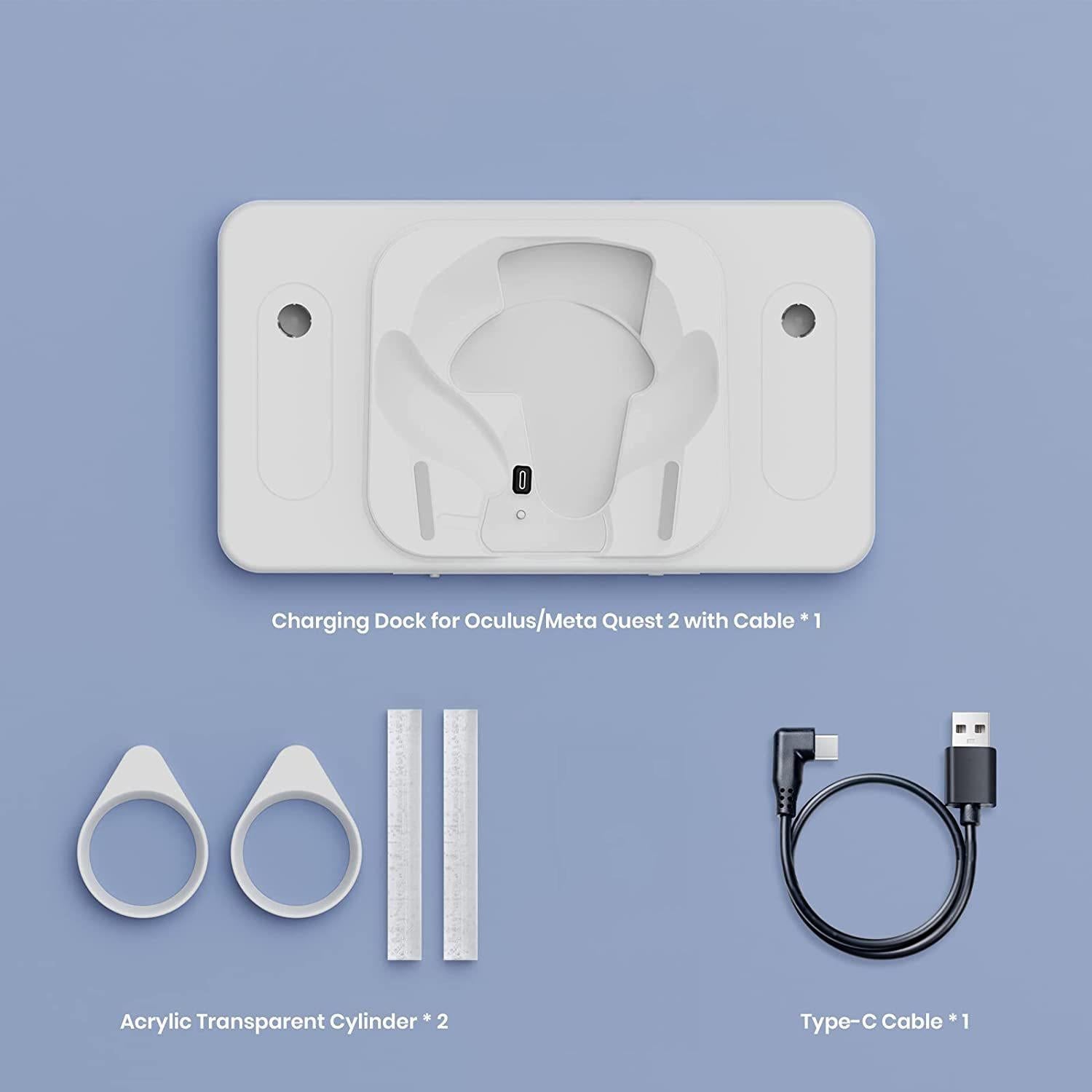 Meta Quest 2 Wireless Vr Charger with Colourful Base 4