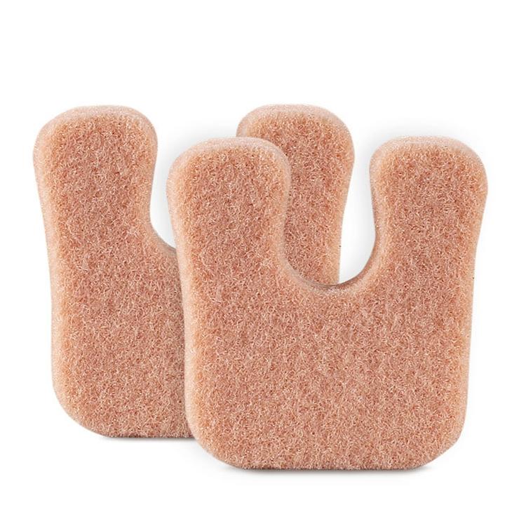 U-Type Sheep Felt Hairy Stickers Skin Colour - White