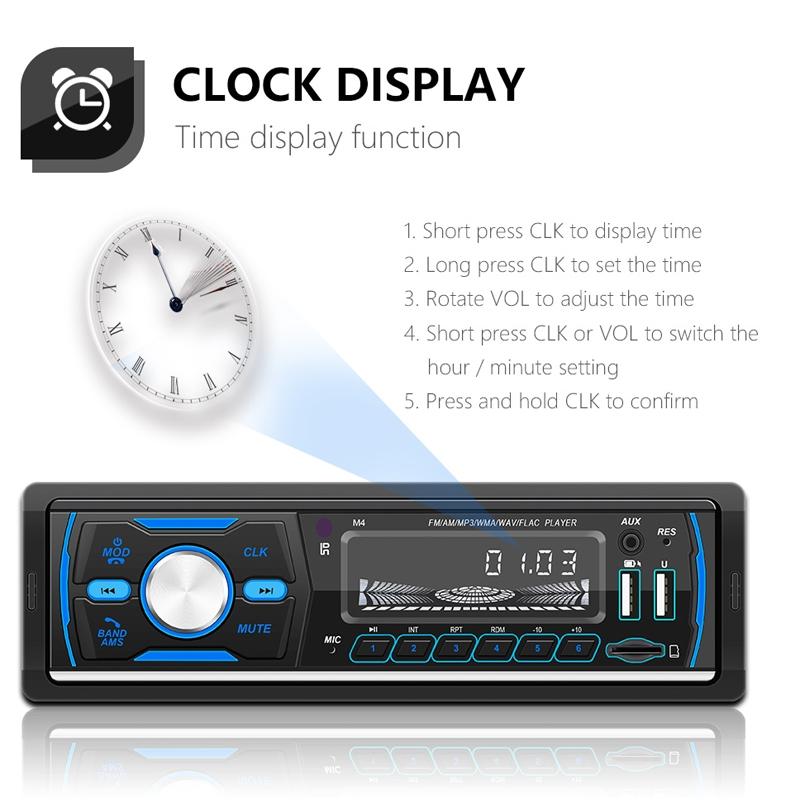 Car Dab Digital Radio With Bluetooth & Usb Swm-M4 5