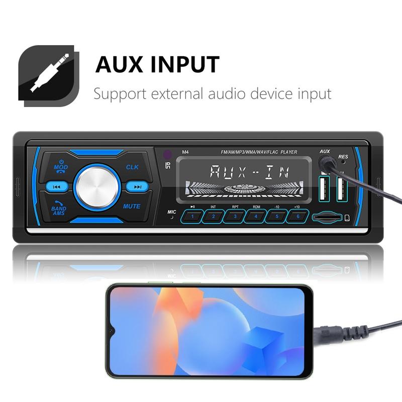 Car Dab Digital Radio With Bluetooth & Usb Swm-M4 10
