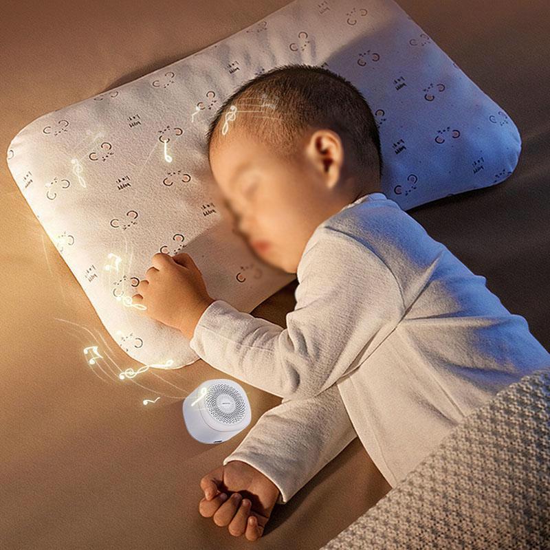 Portable Baby White Noise Sleep Device 7-Colour Breathing Light White 7