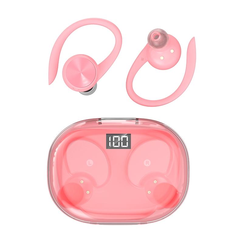 Wireless Earphones with Digital Display and Charging Case - Black 13