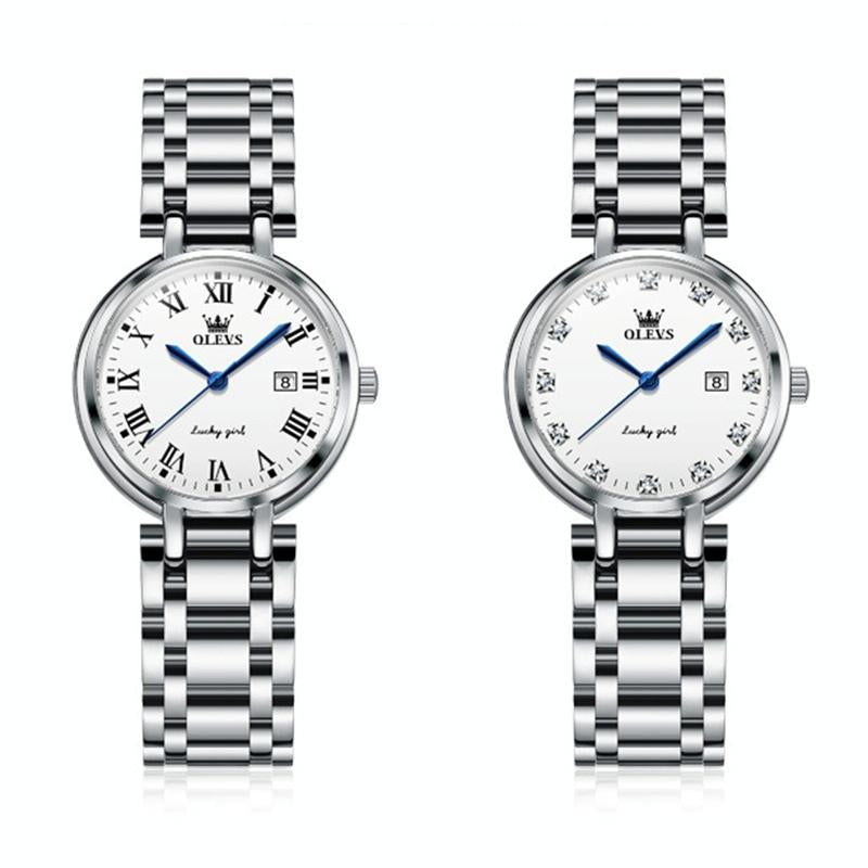 Stylish Waterproof Women Quartz Watch with Roman Dial 3