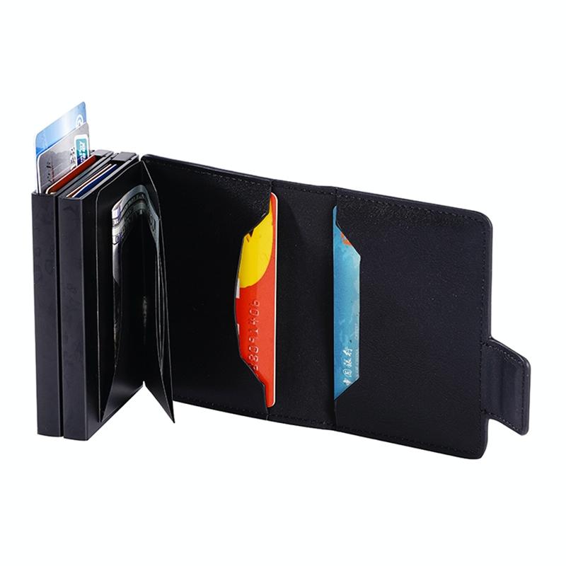 Secure Dual Rfid Blocking Card Holder - Anti-magnetic 6