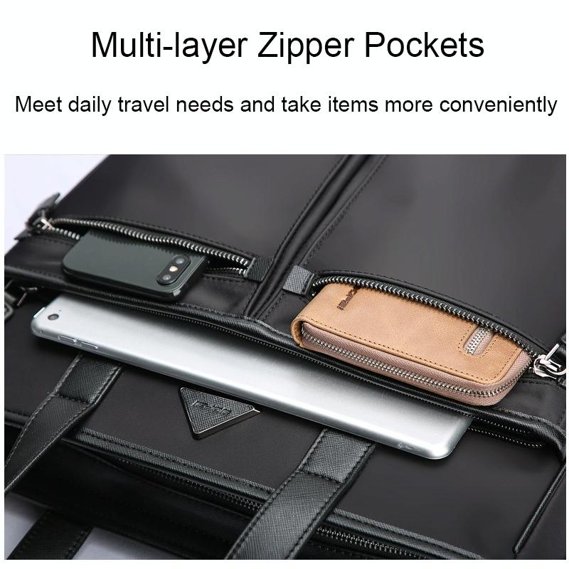 Waterproof Laptop Business Handbag - Large Capacity Black 4