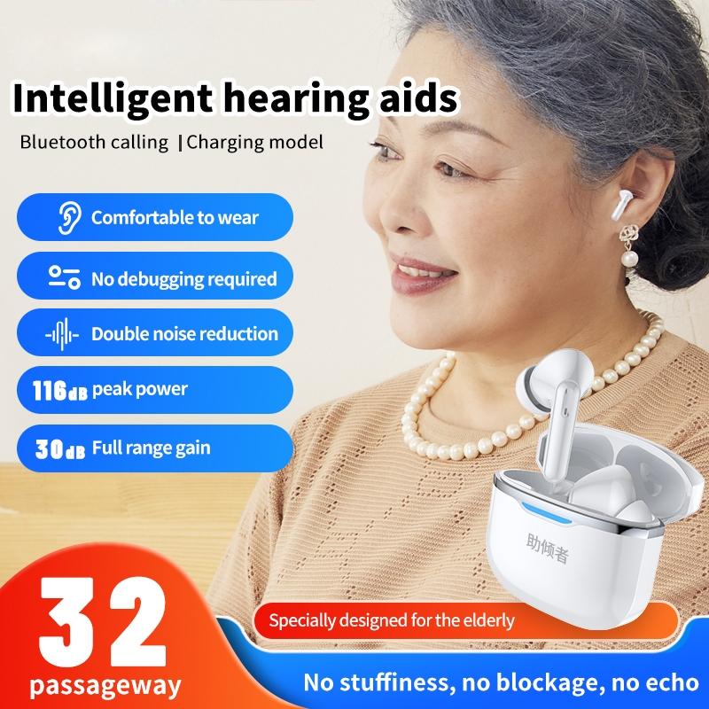 Smart Ai Bluetooth 5.3 In Ear Hearing Aid - Black 4