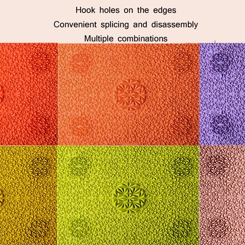 Fitness Toe Press Board For Home Foot Massage - Peacock Pink 5