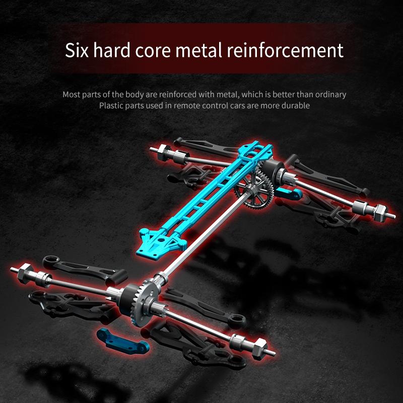 High Speed Brushless Off-road Rc Car - Full Scale - Red 5