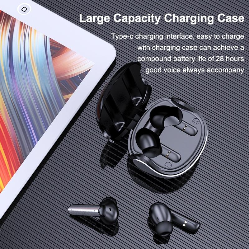 Wireless Anc Bluetooth Earphones - Active Noise Reduction - Black 8