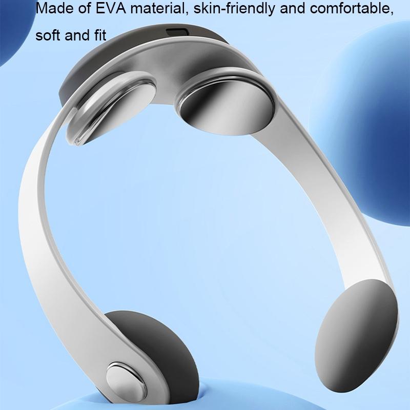 Microcurrent Cervical Massager Tens Neck Pulse Device White 5