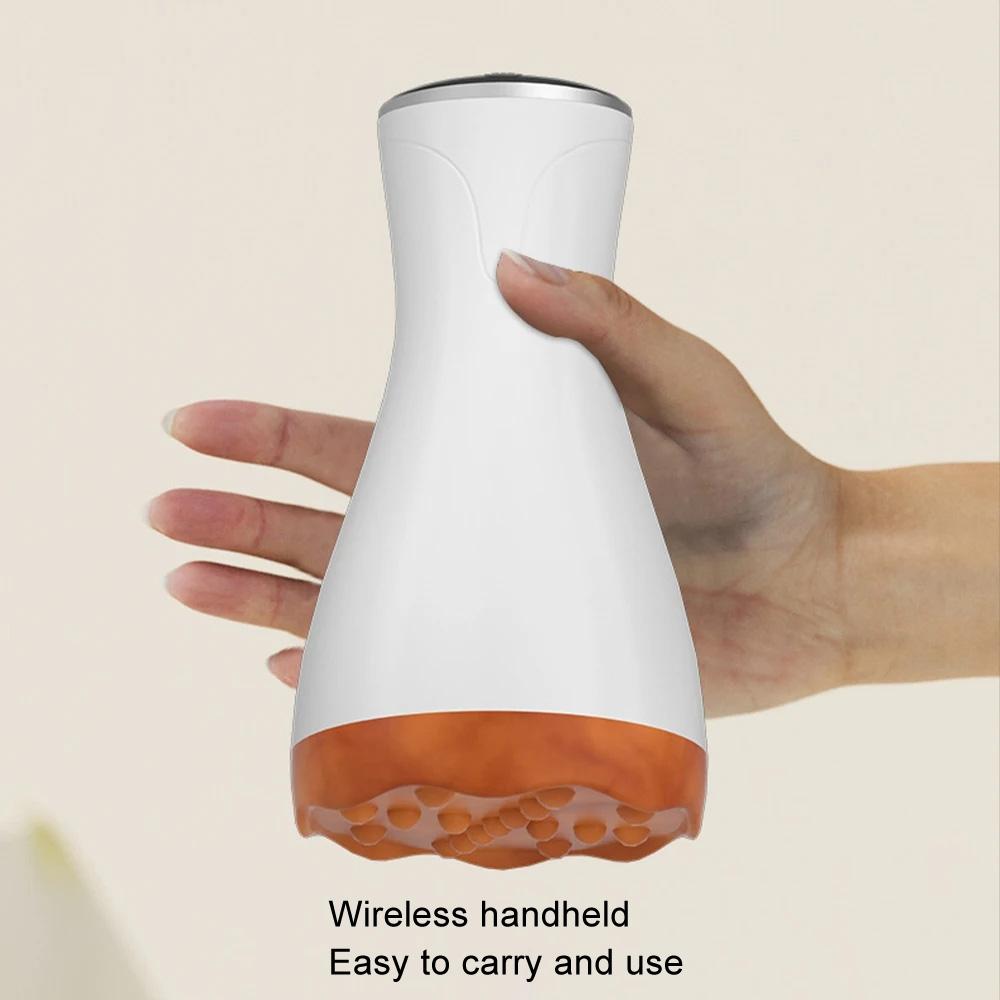 9-Speed Electric Hot Compress Massager For Whole Body Gua Sha - Red 6