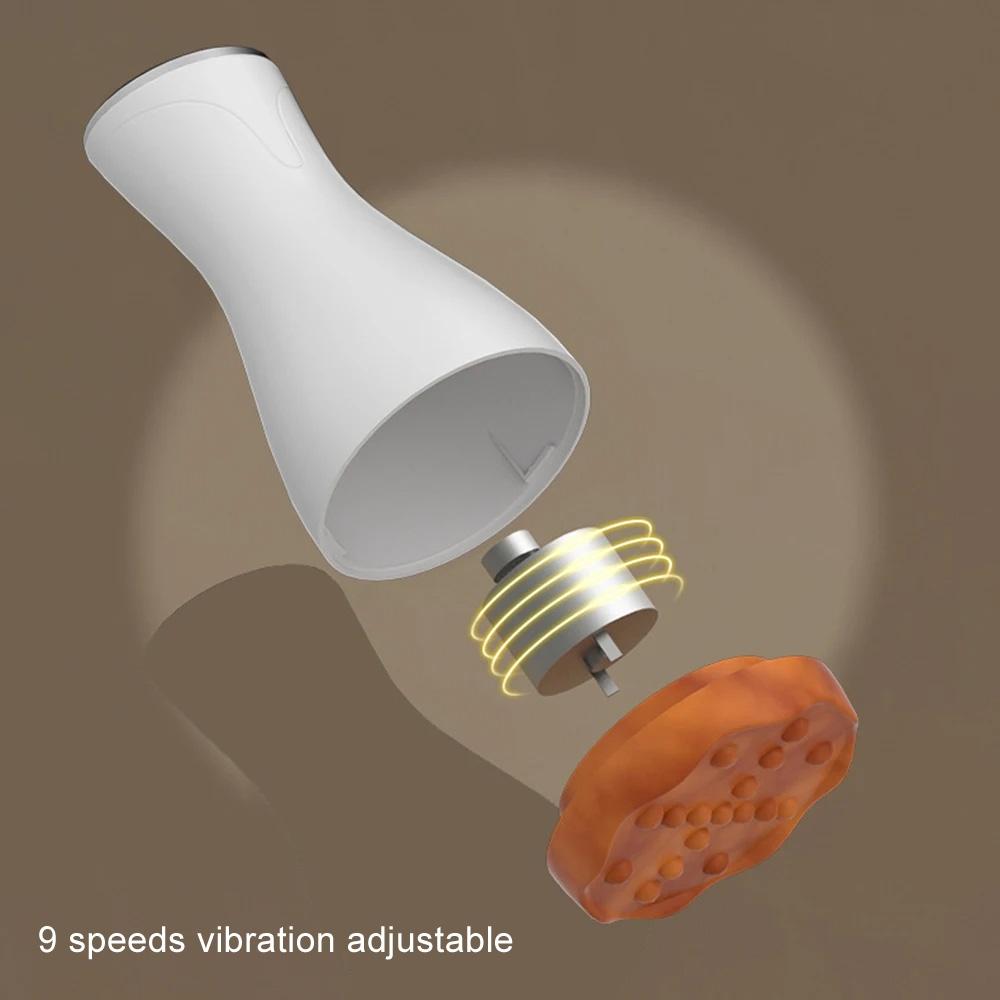 9-Speed Electric Hot Compress Massager For Whole Body Gua Sha - Red 8