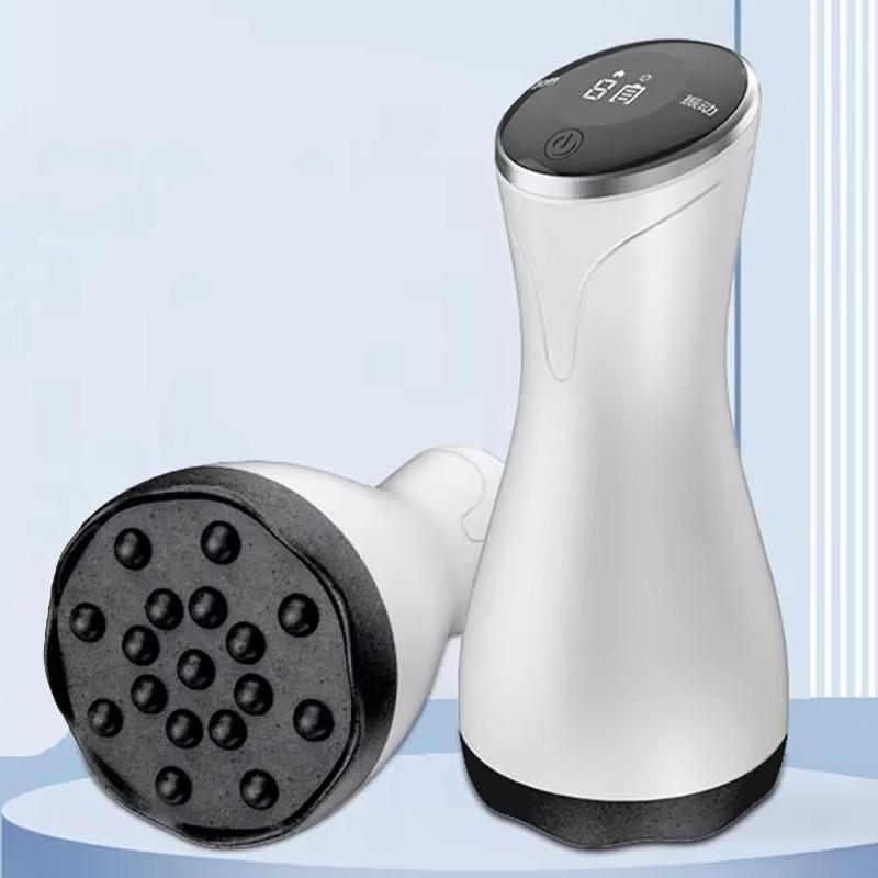 9-Speed Electric Hot Compress Massager For Whole Body Gua Sha - Red 11