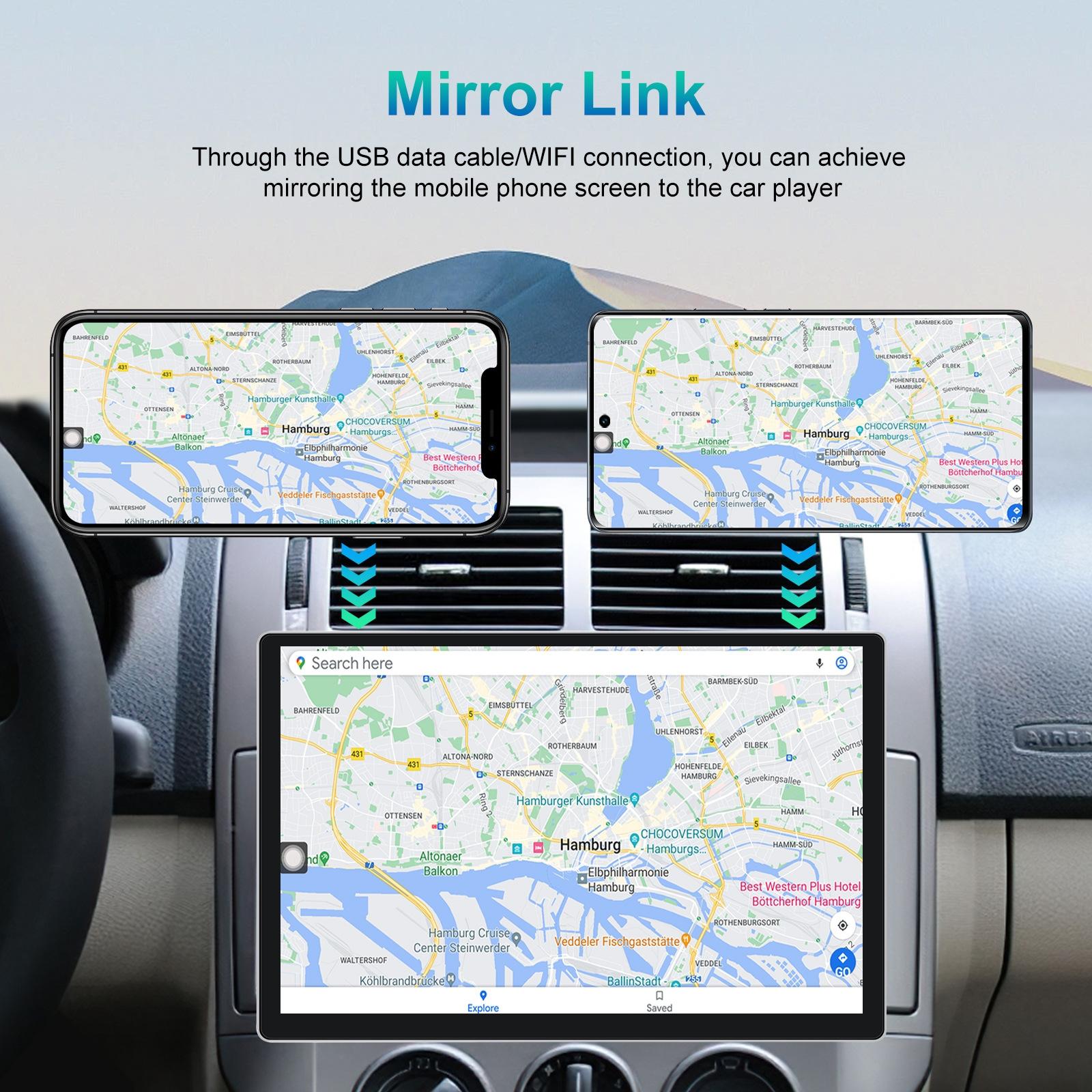 13.1 Inch Android Car Navigator - 4 + 64G - Universal Map - Carplay - Reverse Camera 15