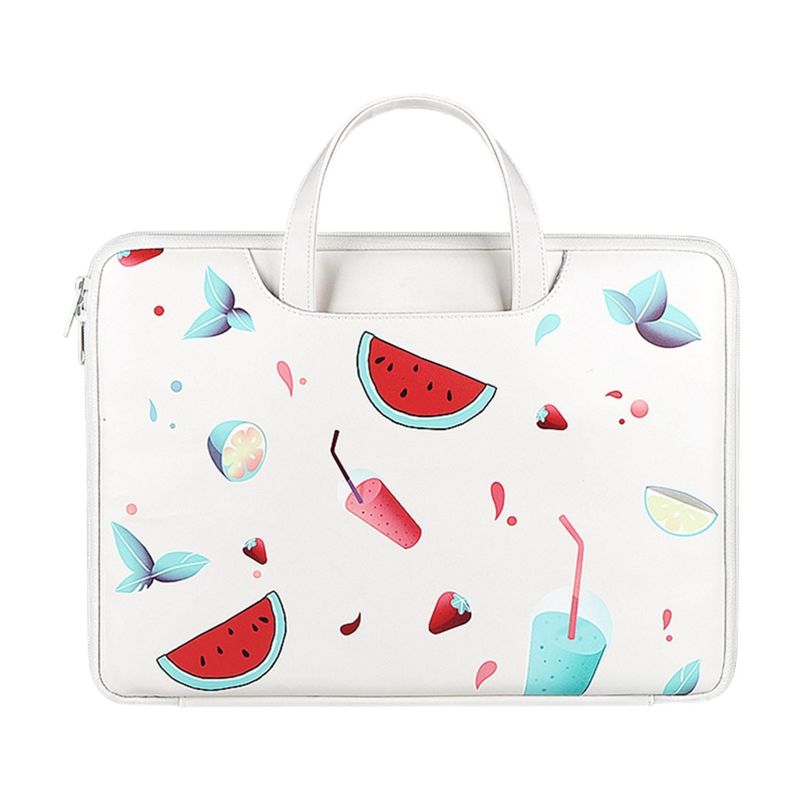 13.3 Inch Lightweight Printed Laptop Bag in Pu Material - Ice Cream 9