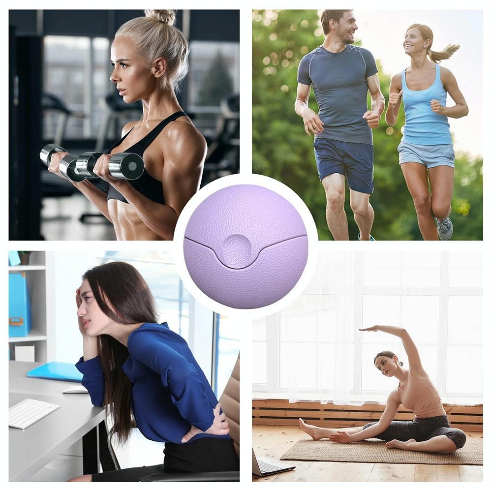 3-In-1 Fitness Yoga Massage Ball Cervical Meridian Massager - Pink 7