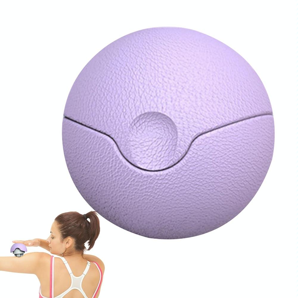 3-In-1 Fitness Yoga Massage Ball Cervical Meridian Massager - Pink 12