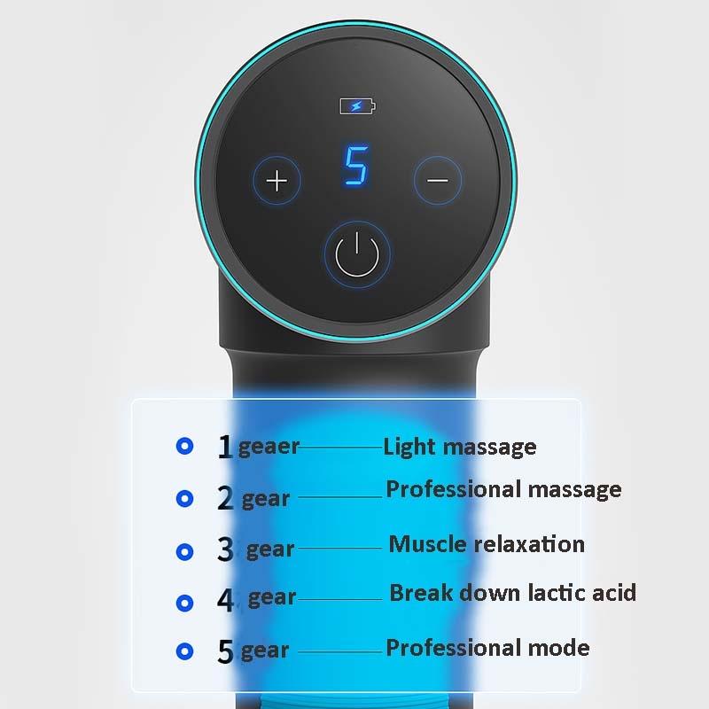 Ultimate Rechargeable Muscle Massage Gun - Blue 6