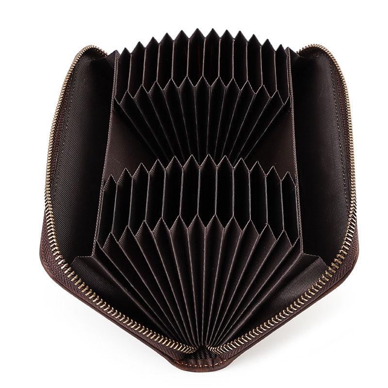Men Retro Long Wallet with Rfid Protection 3