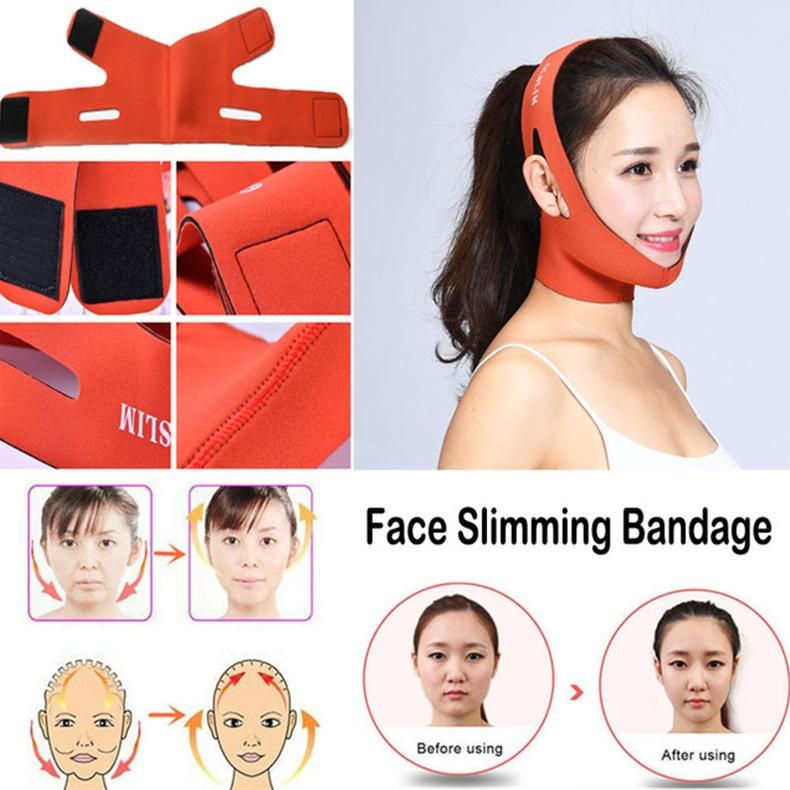 Orange Facial Firming Bandage For Women 5