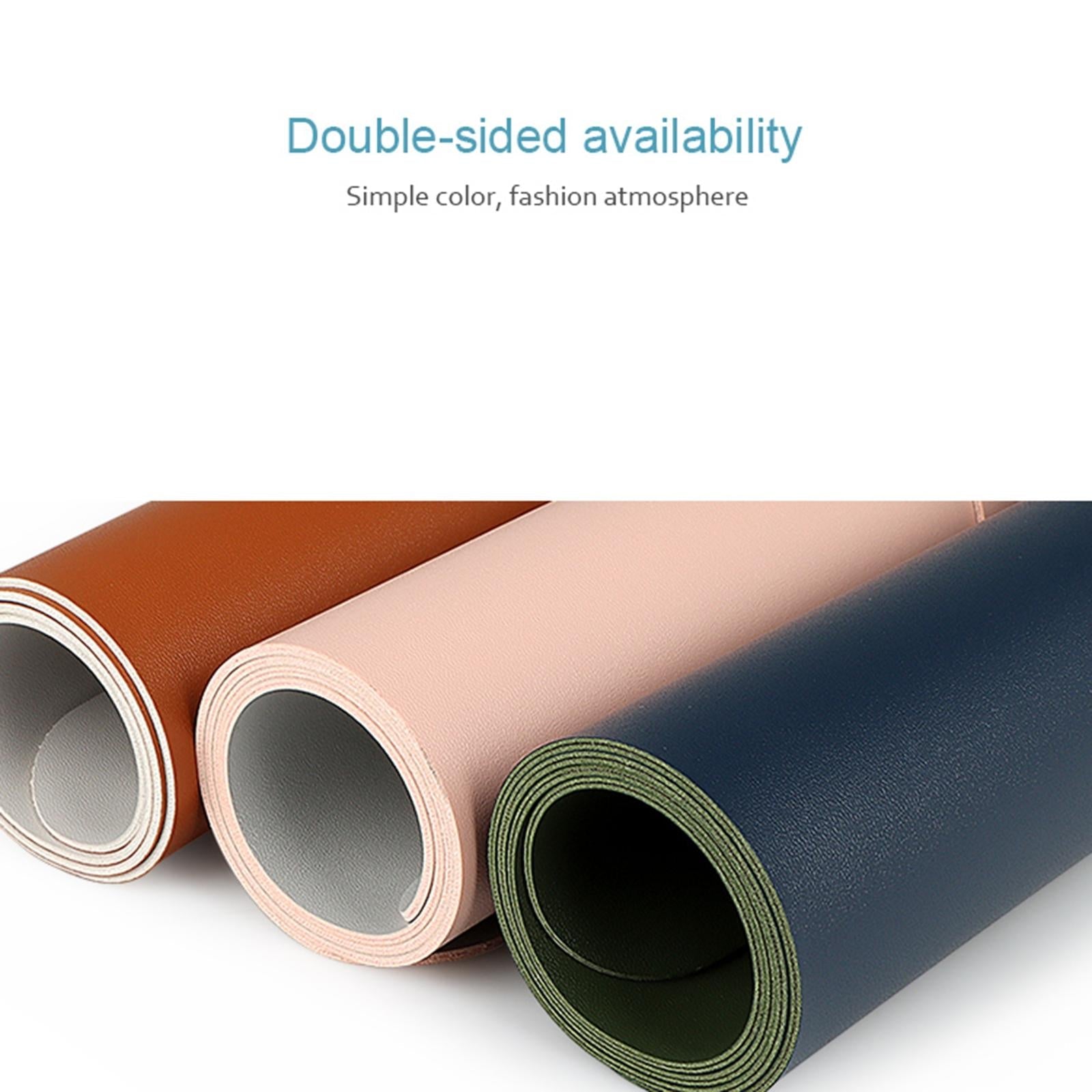 Double Sided Pu Mouse Pad Table Mat 100 X 44Cm - Royal Blue+Army Green 7