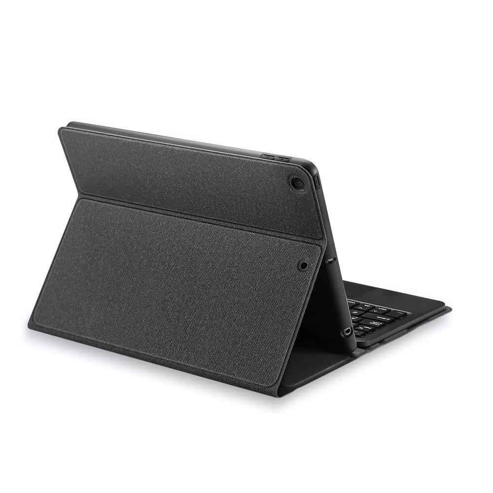 Smart Leather Case With Touchpad For Ipad 10.2 - Black 3