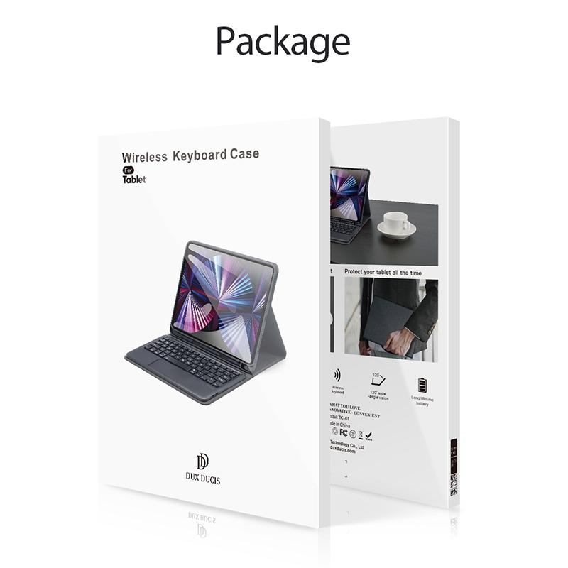 Smart Leather Case With Touchpad For Ipad 10.2 - Black 8