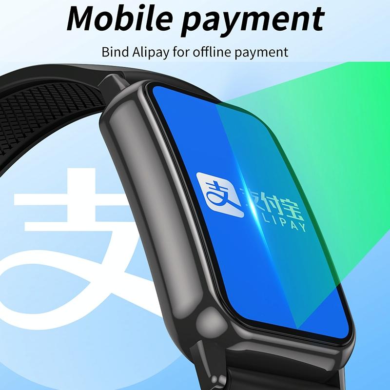 1.47 Inch Steel Strap Ip67 Waterproof Smart Watch Support Heart Rate / Blood Pressure Gold 3