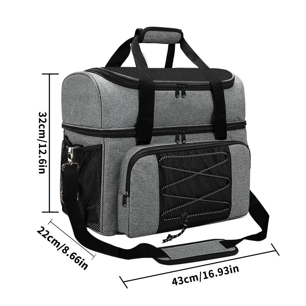 Portable Bowling Tote Bag Grey Sneaker Backpack 3