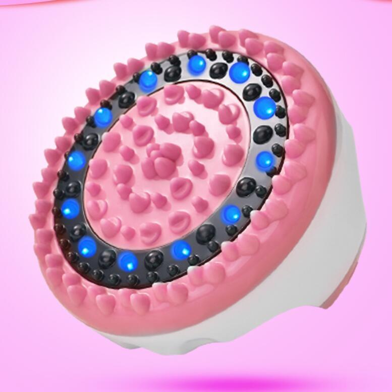 Vibrating Leg Massager For Smooth Shaving Chest & Body Dredge Tool - Pink 4