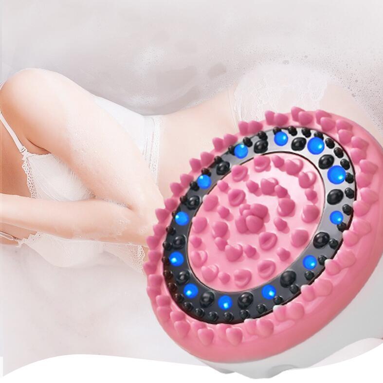 Vibrating Leg Massager For Smooth Shaving Chest & Body Dredge Tool - Pink 9