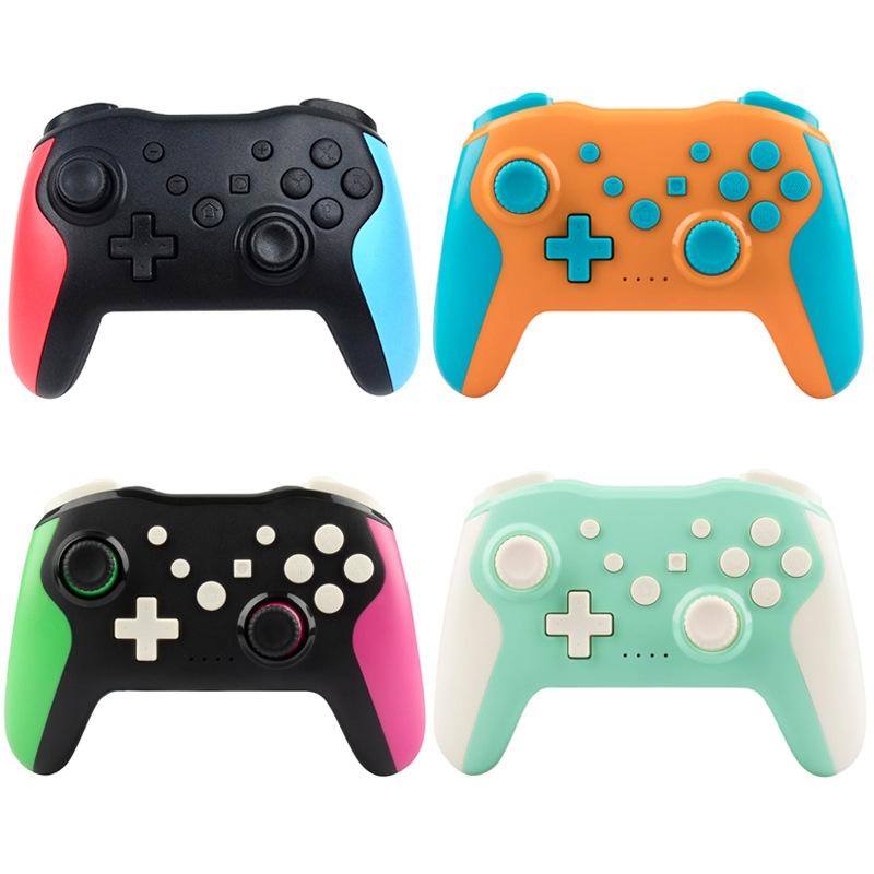 Wireless 6-axis Gamepad for Switch Pro - Black Blue Red 3
