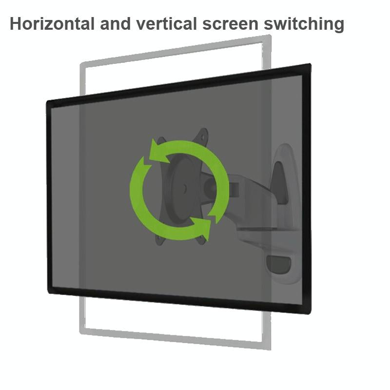 Universal Swivel Wall Mount for Computer Monitors - White 6