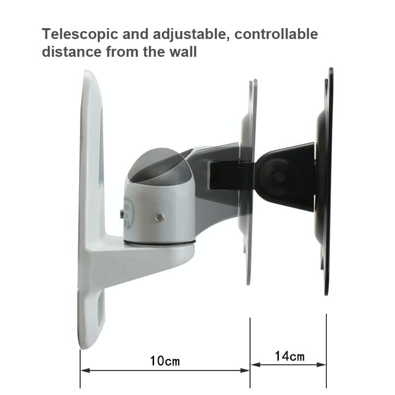 Universal Swivel Wall Mount for Computer Monitors - White 7