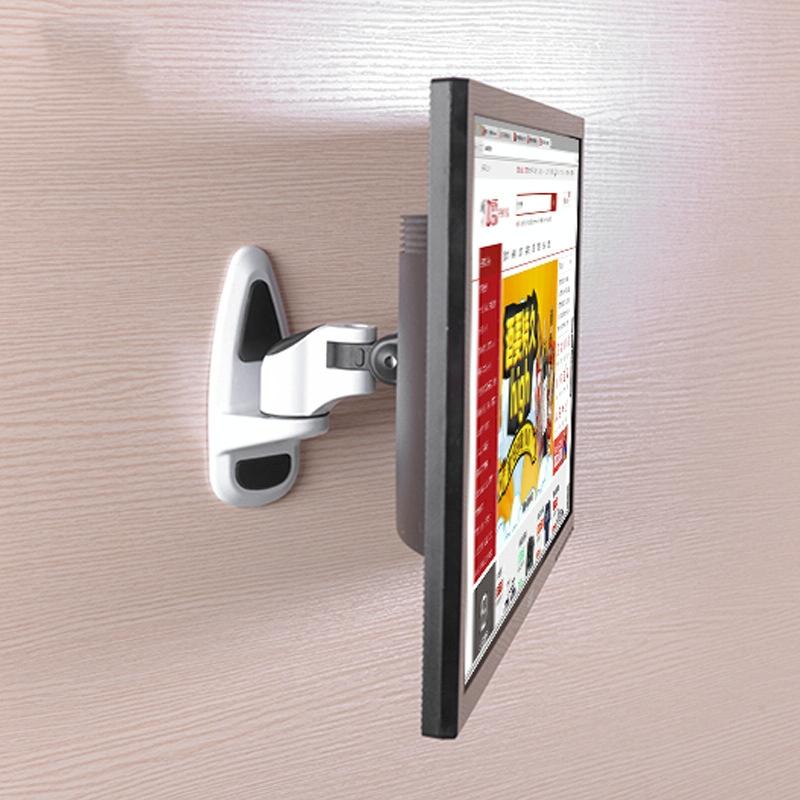 Universal Swivel Wall Mount for Computer Monitors - White 8
