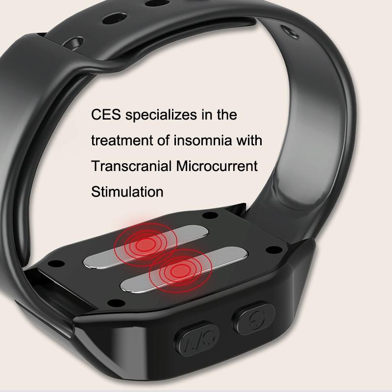 Portable Intelligent Sleep Aid Soothing Insomnia Massage - Black 6