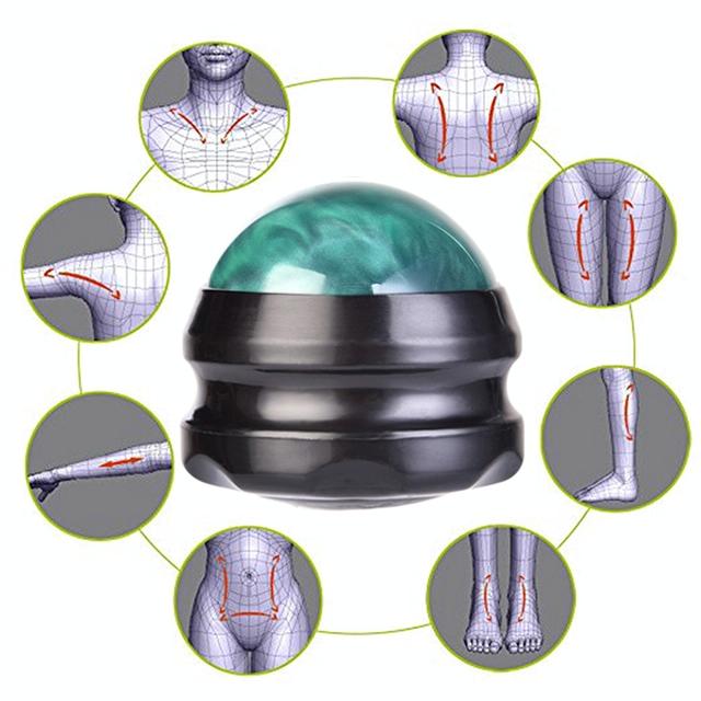 Body Therapy Massage Roller Ball For Foot Back Waist And Hips - Pink 9