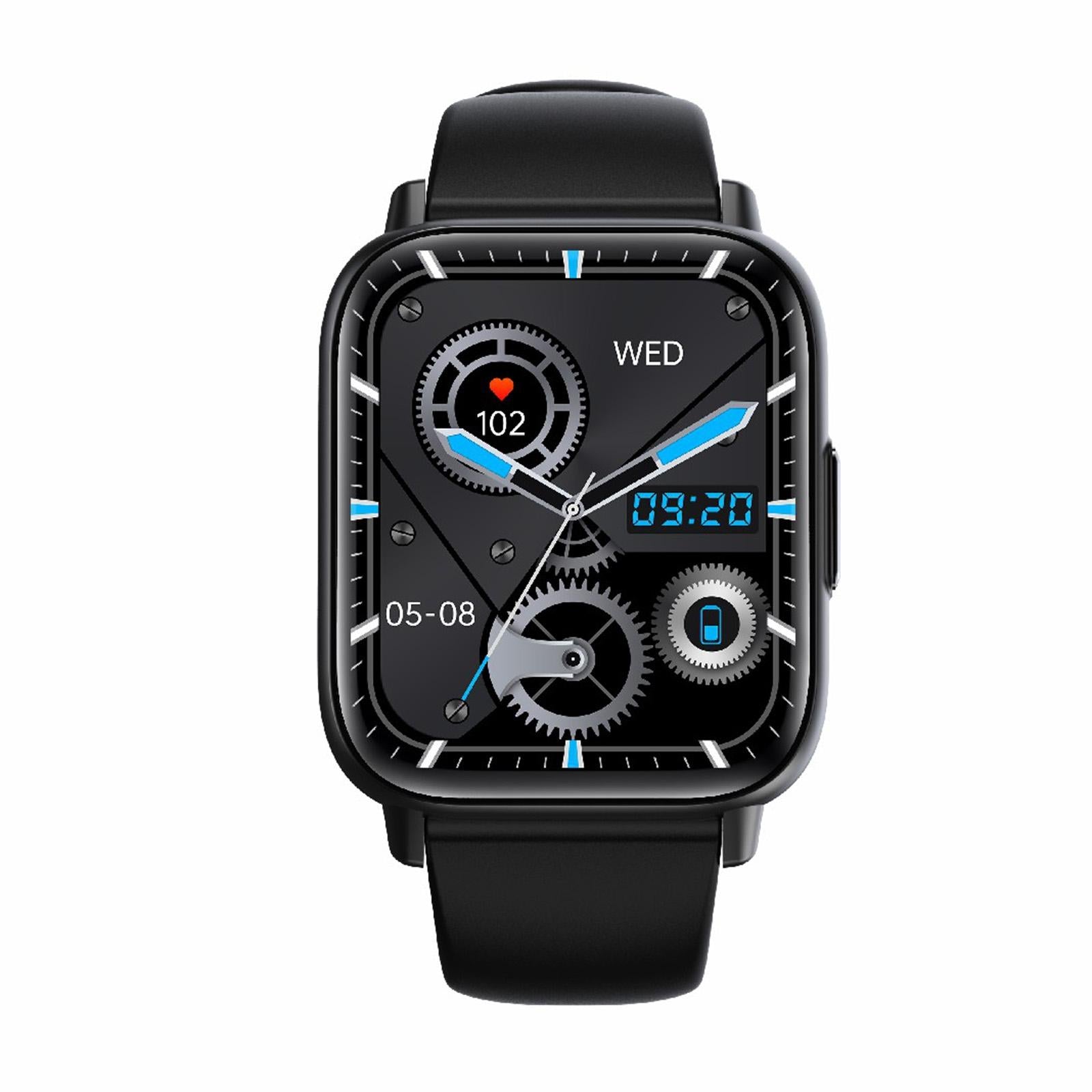 1.83 Inch Bt5.2 Smart Sport Watch Support Bluetooth Call / Sleep / Blood Sugar / Blood Oxygen / Temperature / Heart Rate / Blood Pressure Health Monitor - Black 4