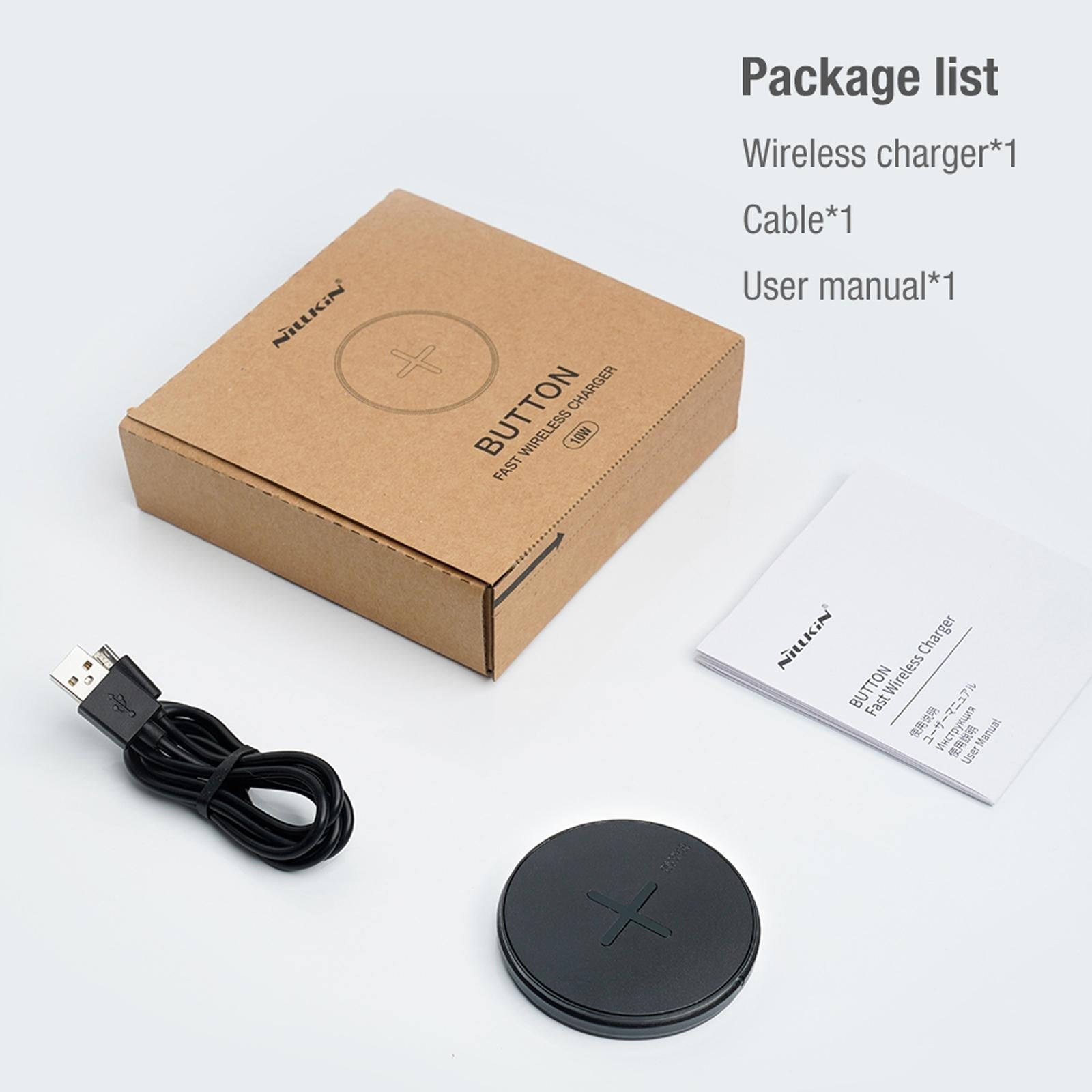 Fast Charging Wireless Charger Portable & Button Design 7