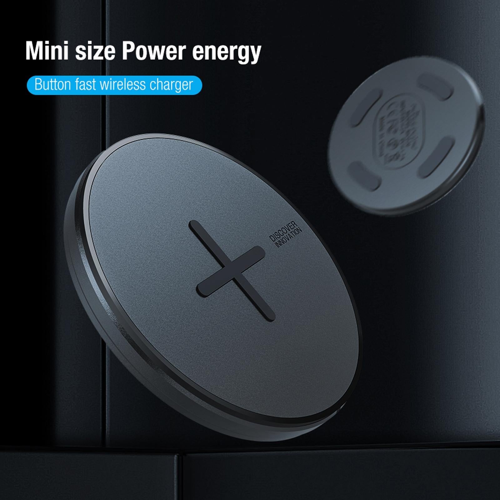 Fast Charging Wireless Charger Portable & Button Design 9