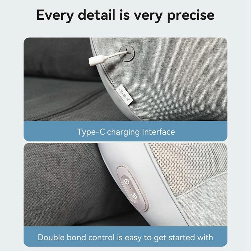 Yesido Mg15 Back Massager Infrared Heat Grey 4